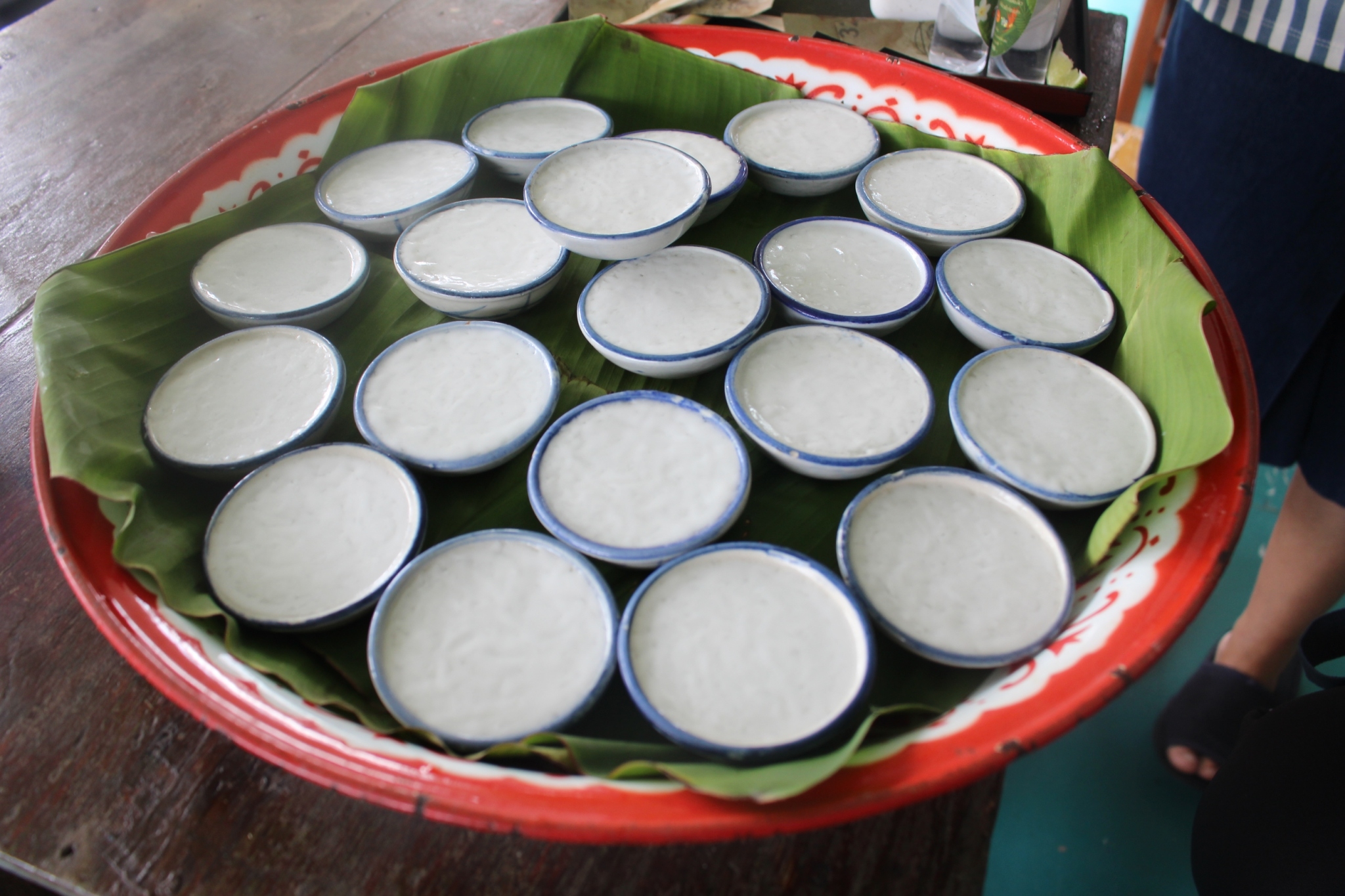 Cooking Thai Coconut Milk Custard