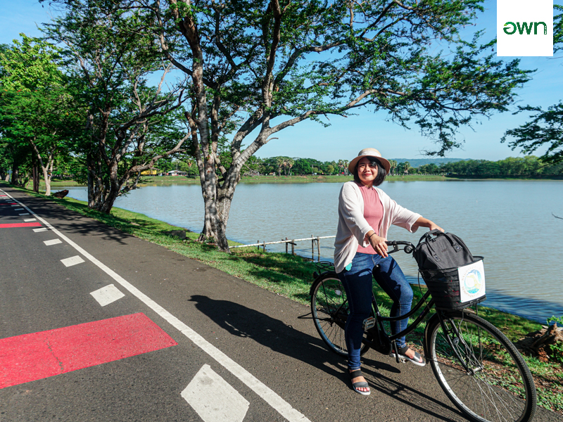 Ride A Bicycle Around Barai Muangtam