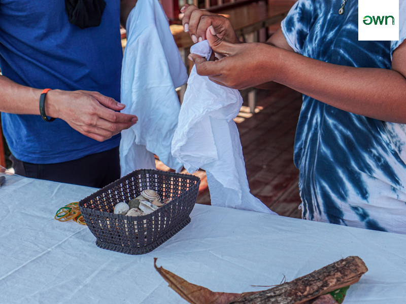 Natural Colored Tie Dye Cloth Making