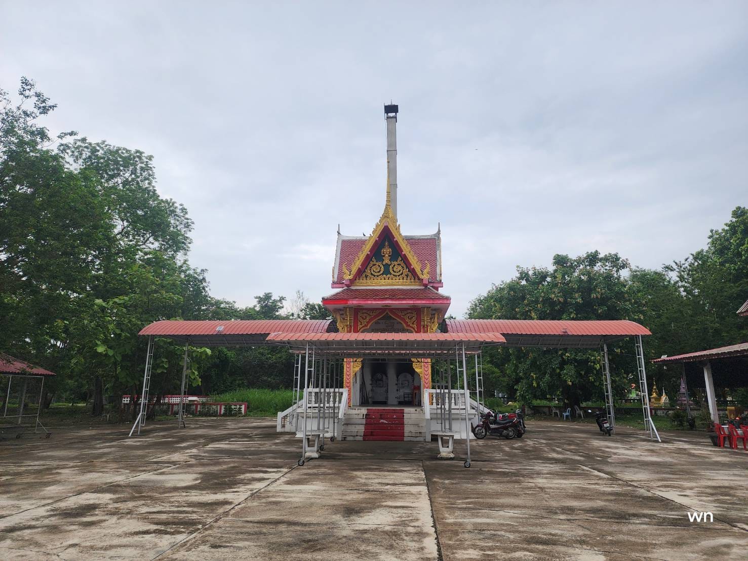 ทำบุญป่าแฮ่ว(ทำบุญฌาปนสถาน)