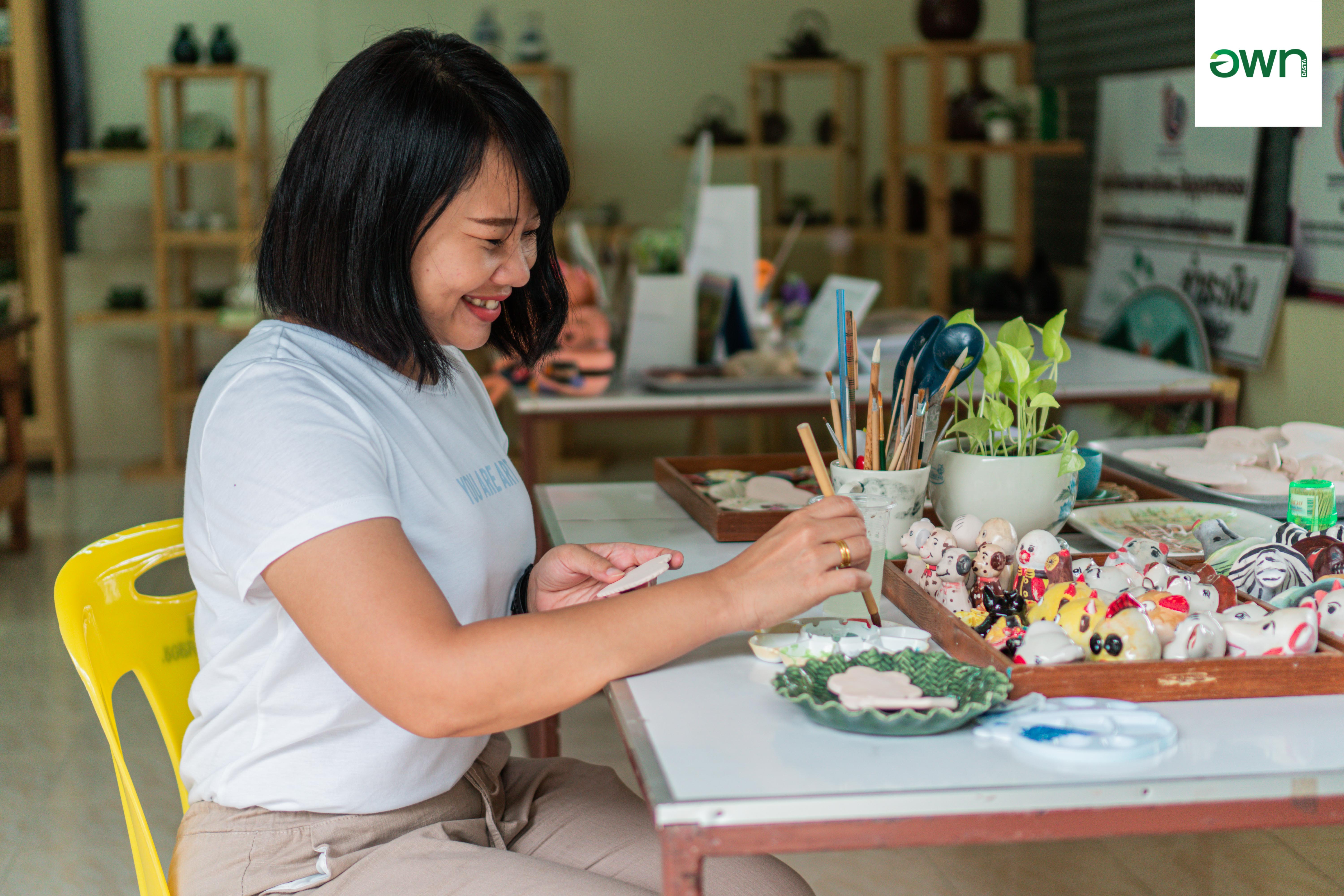 กิจกรรมปั้นดินขาว